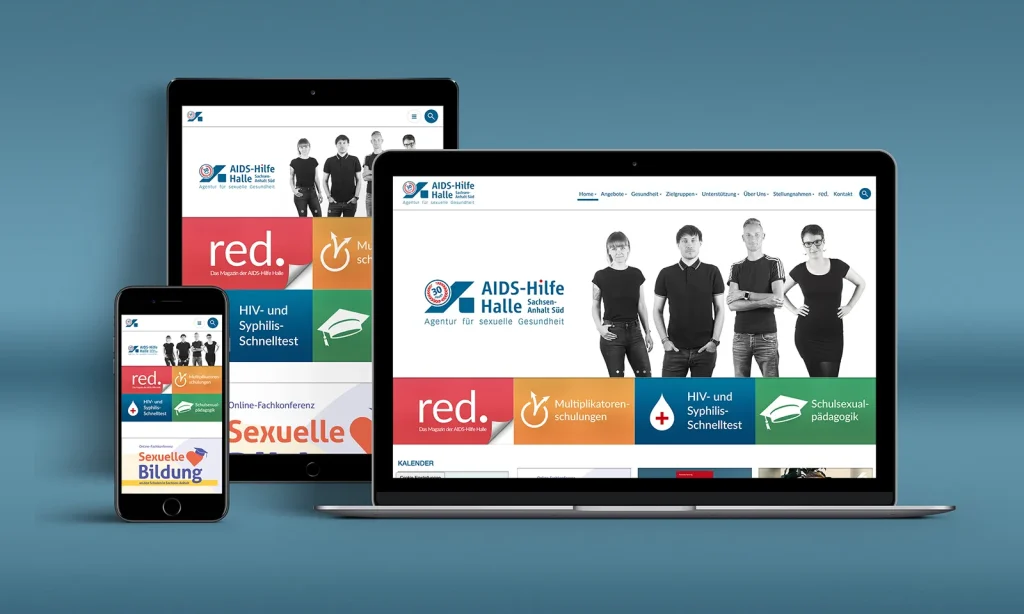 Web-Design: AIDS-Hilfe Halle
