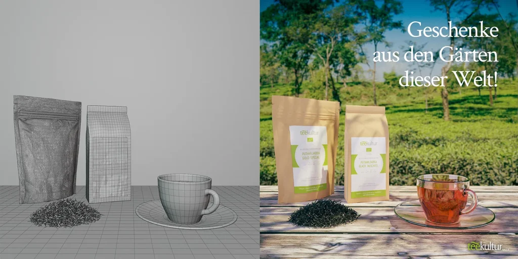 3D-Grafik-Design: „Geschenke aus den Gärten dieser Welt“