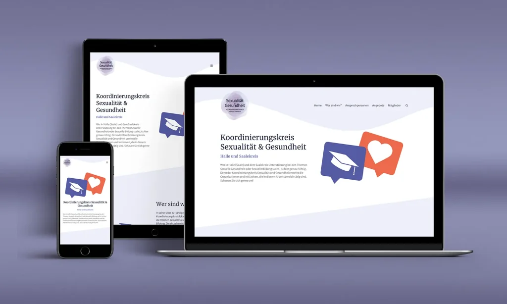 Web-Design: Koordinierungskreis Sexualität & Gesundheit