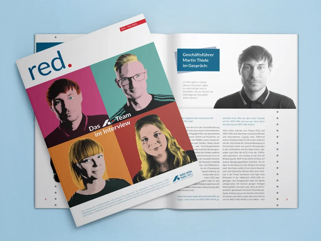 Magazin-Design: red. Ausgabe 34